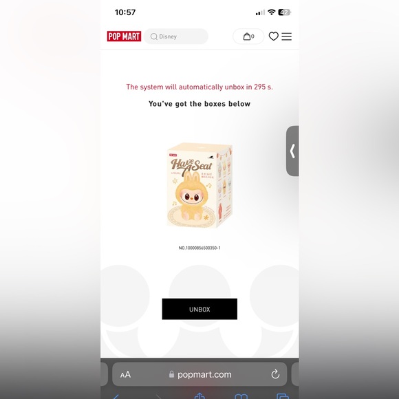 Authentic Labubu Have a Seat Ququ plush, sealed box unopened from Popmart - Picture 9 of 10